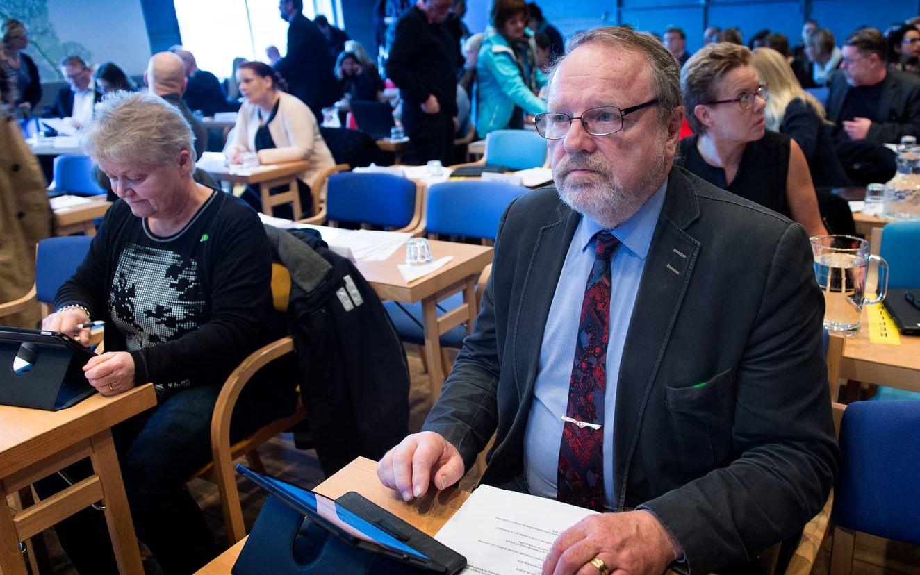 Elving Andersson, gruppledare för Centerpartiet i Uddevalla. Foto: Lasse Edwartz