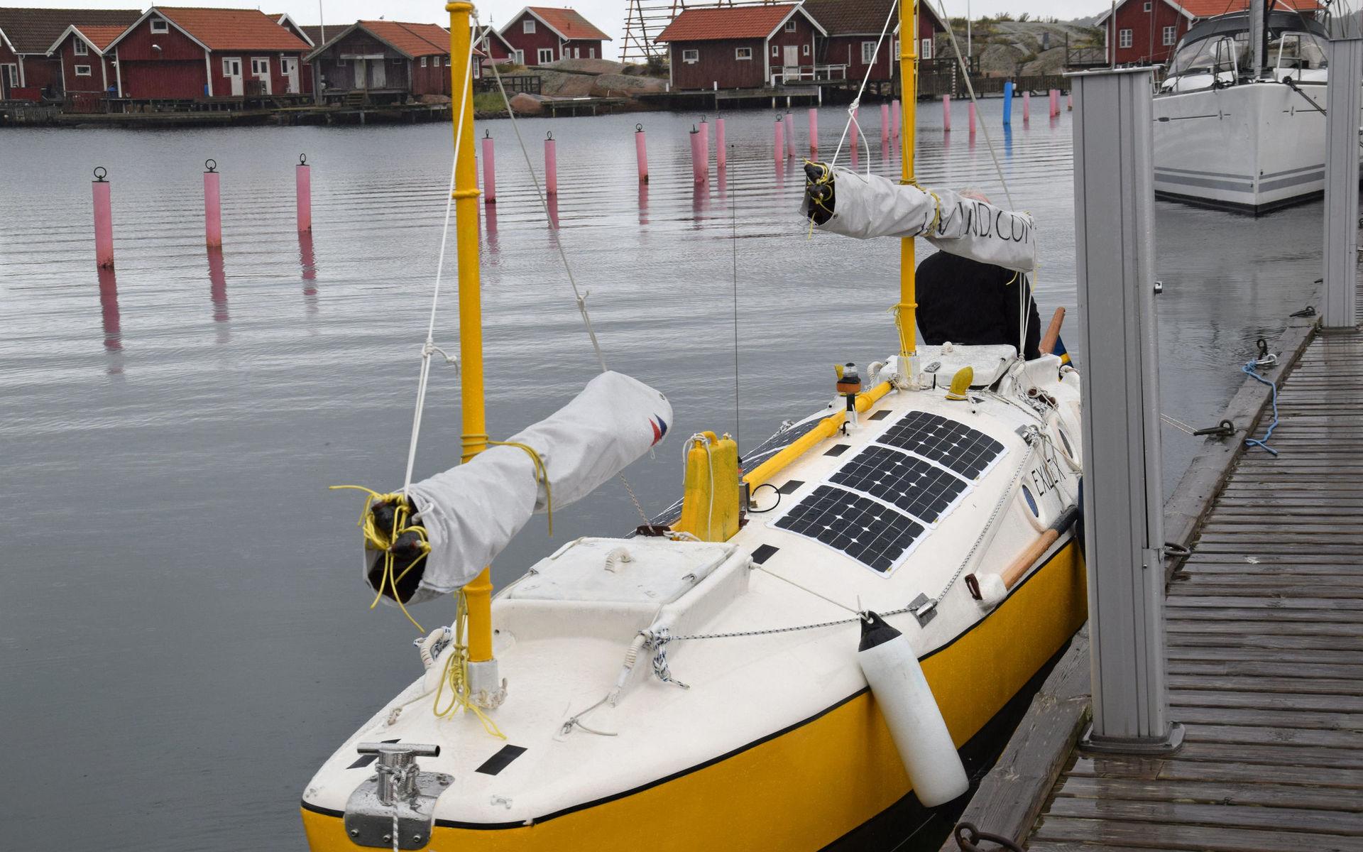 Exlex är en nykonstruktion säger Sven Yrvind, vars tidigare båt också hette Exlex och liknaden den nya som nu ligger i Hunneborstrand.