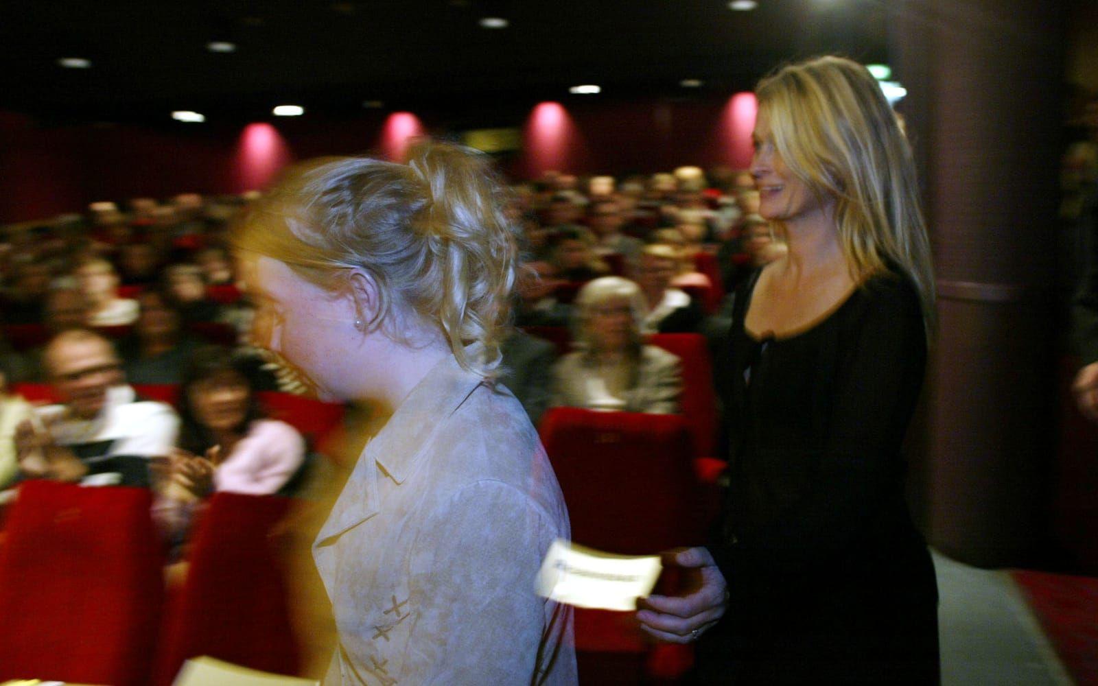 Lena Endre fanns på plats för premiären 2002.