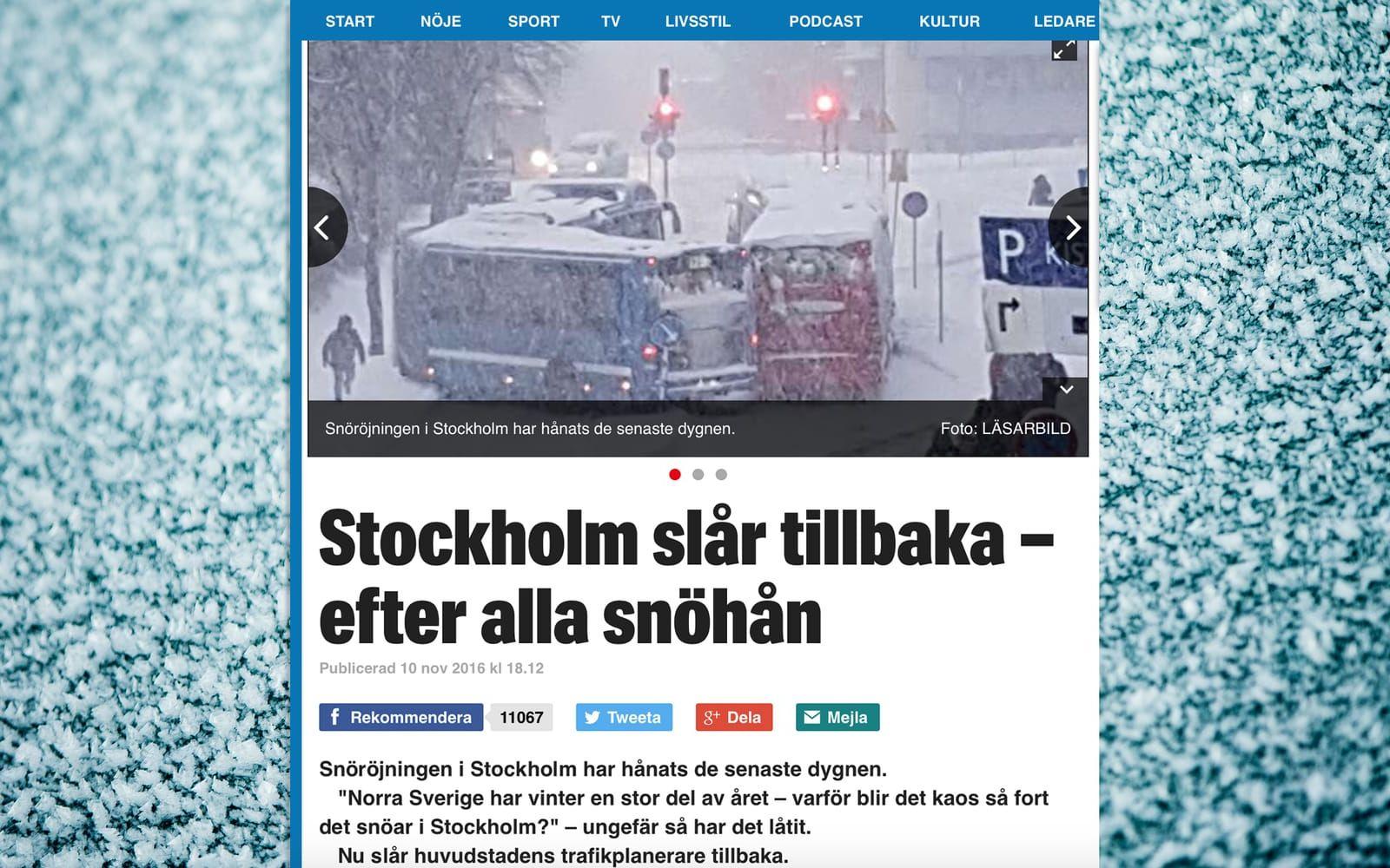 Snöhån är mobbning på hög nivå. Foto: TT/Faksimil Expressen.se