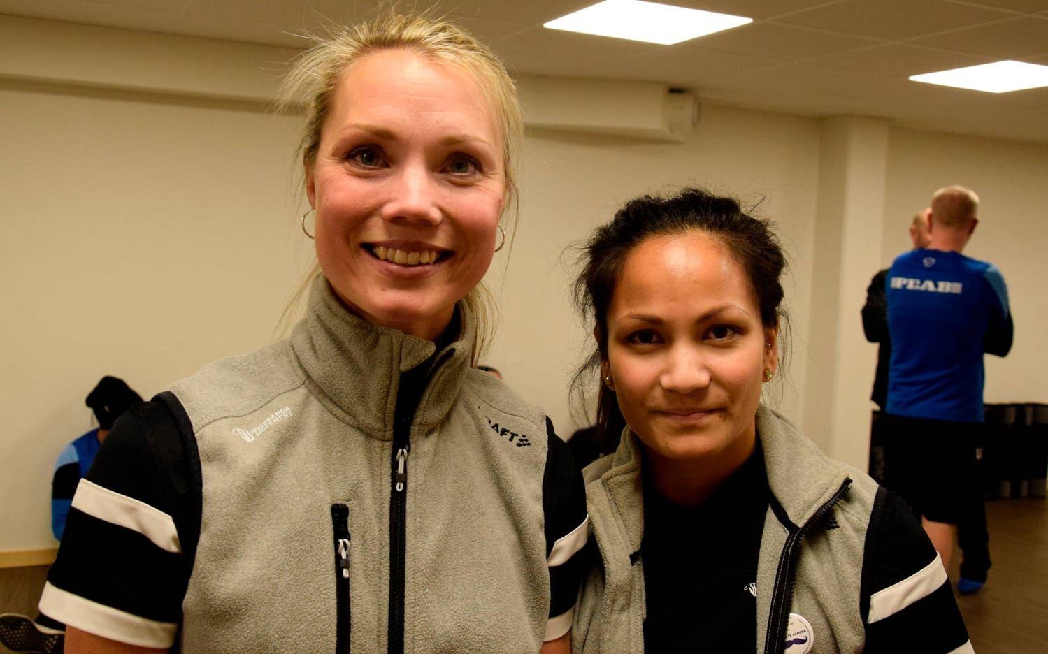 Malin Boltorp och Emilia Widengren, Tigeranda Movement ska hålla i Oddevolds fysträning en gång i veckan. Foto: Christer Lindgren
