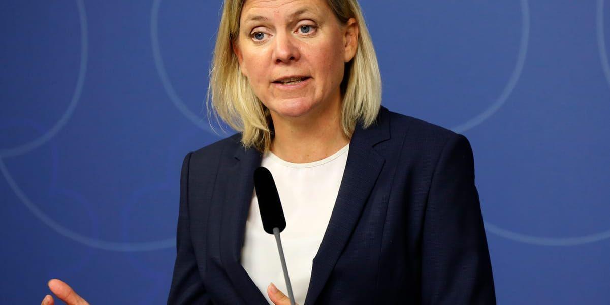 Finansminister Magdalena Andersson (S) tog initiativ till den parlamentariska kommitté som nu lagt fram ett förslag till nytt finanspolitiskt ramverk.