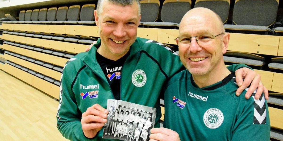 DET VAR DÅ. Ralf Jansson och Stefan Barksten Sävland skrattade gott åt minnena från SM-segern 1978.