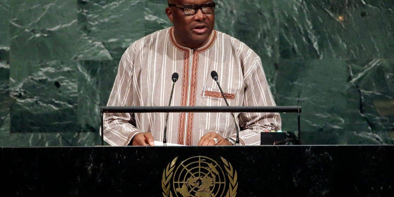 Burkina Fasos president Roch Marc Christian Kaboré. Arkivbild.