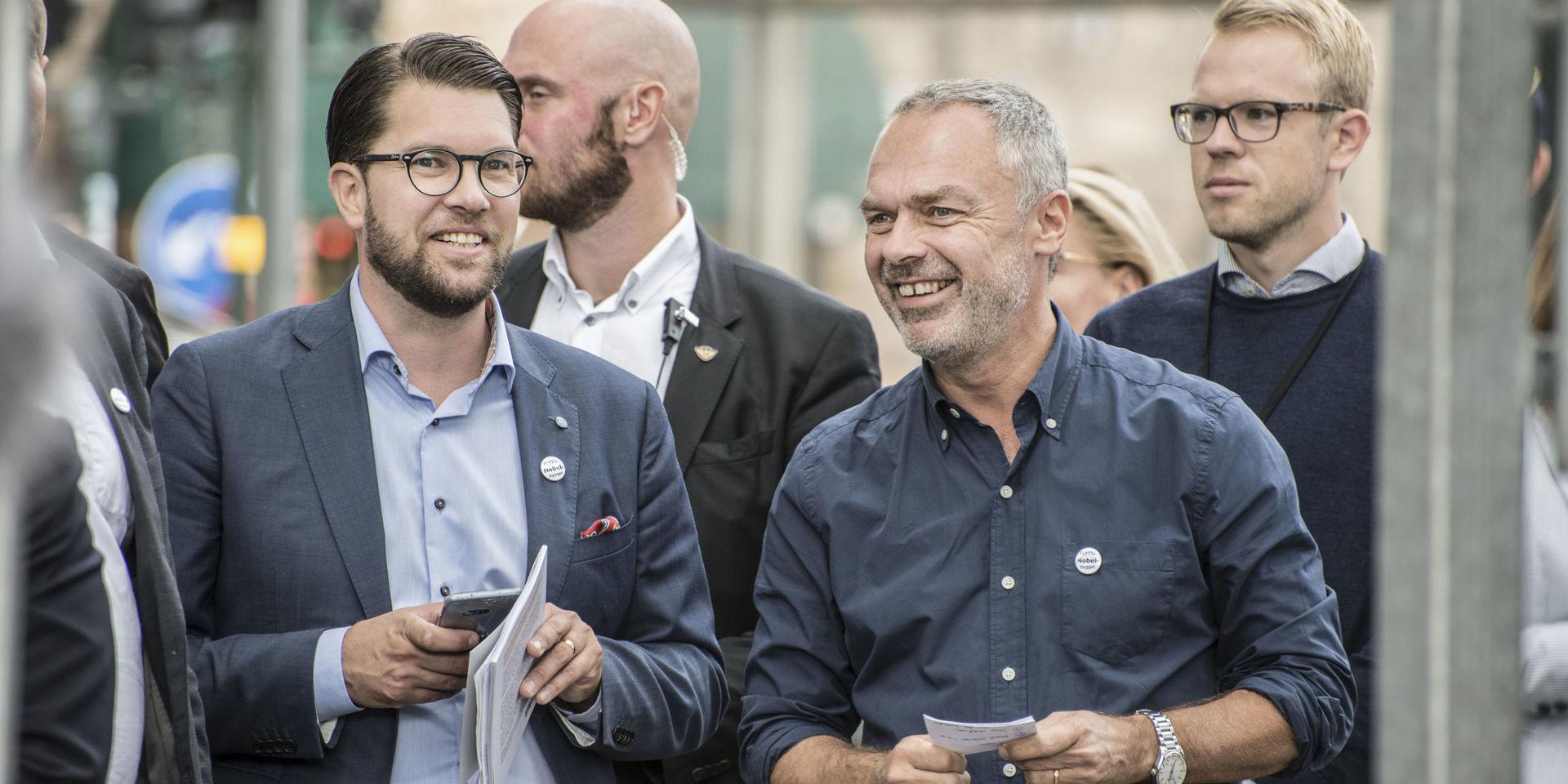 Ideologiska fiender. Åkesson och Björklund.