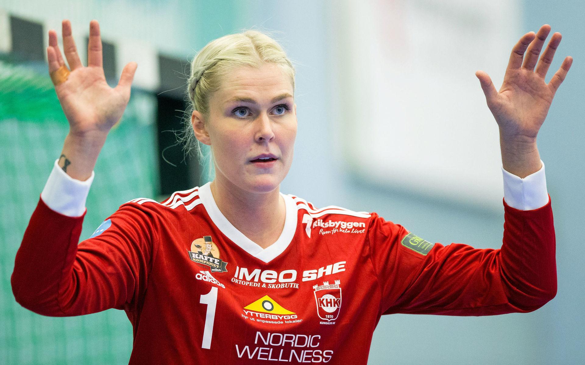 IMPONERAR. Sofie Börjesson har fått en fin start på elitseriespelet med Kungälv.