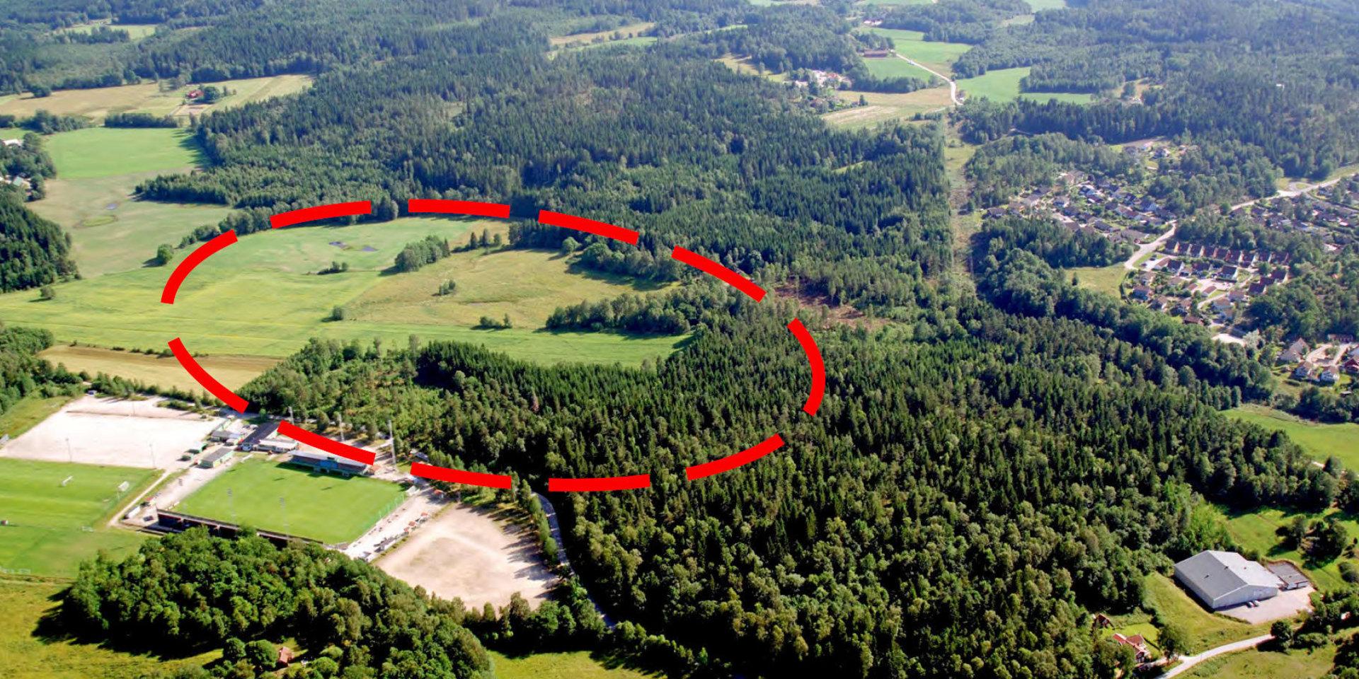 Beslut om utbyggnad av Skarsjöområdet togs redan 2007. Nu är planerna aktuella igen och presenteras på en boende- och byggandemässa i Ljungskile. Bilden är tagen innan 2013.