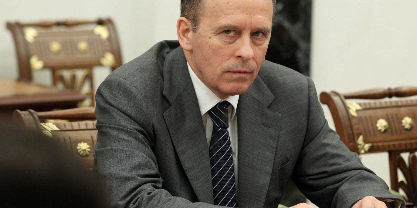 Alexander Bortnikov är chef för den ryska säkerhetstjänsten FSB. Arkivbild.