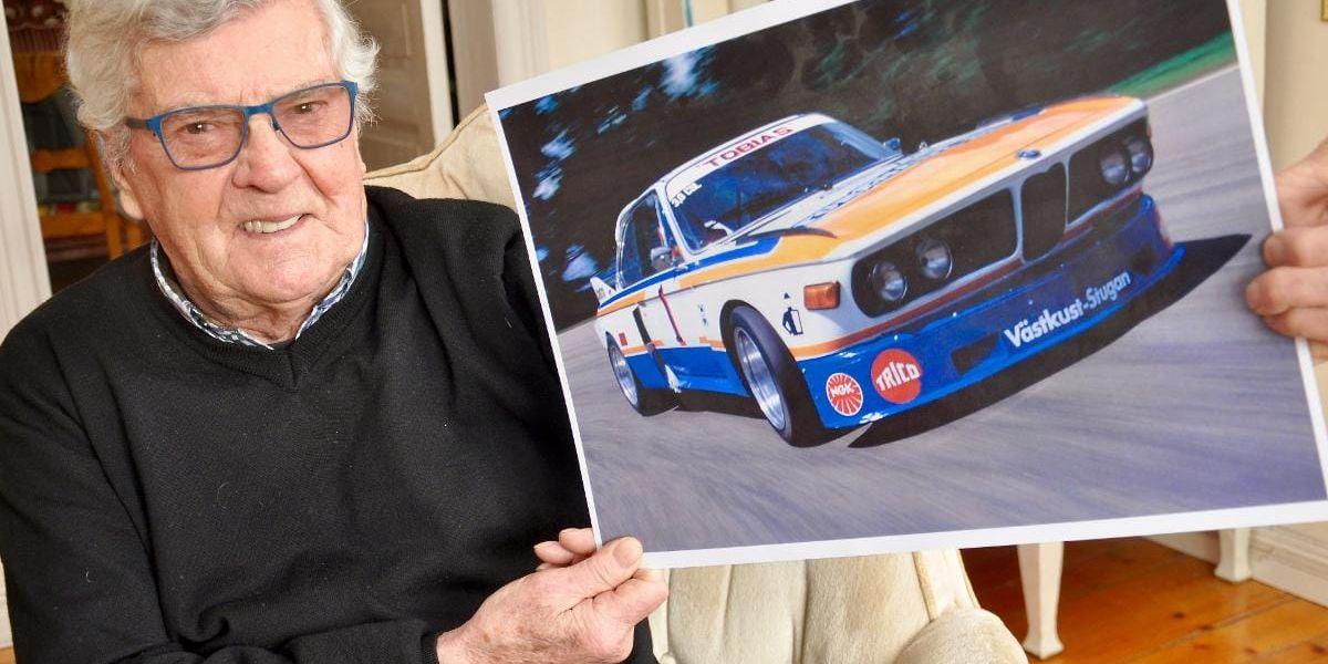 Värstingbilen. Det är den här BMW:n Rune Tobiasson tävlat med sedan 1972. ”Jag hämtade den i München och fick hjälp av Lasse Bertilsson i Kville att bygga om den till en tävlingsbil,” berättar han.