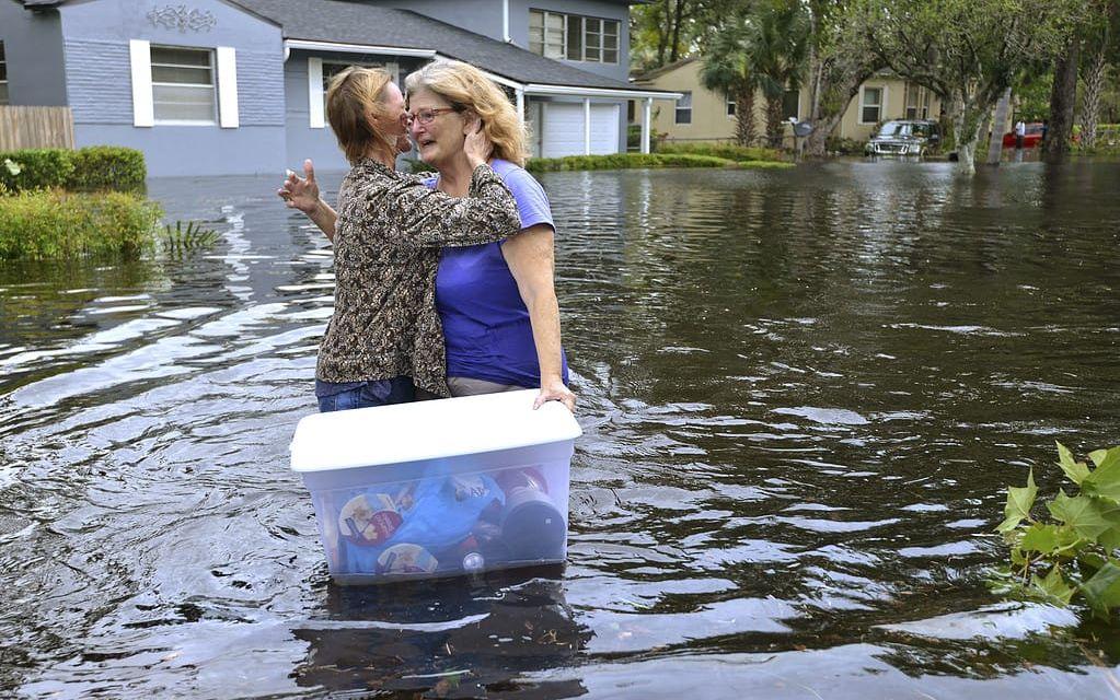 Jackosonville. Irma skapade stora översvämningar på många håll. Bild:AP