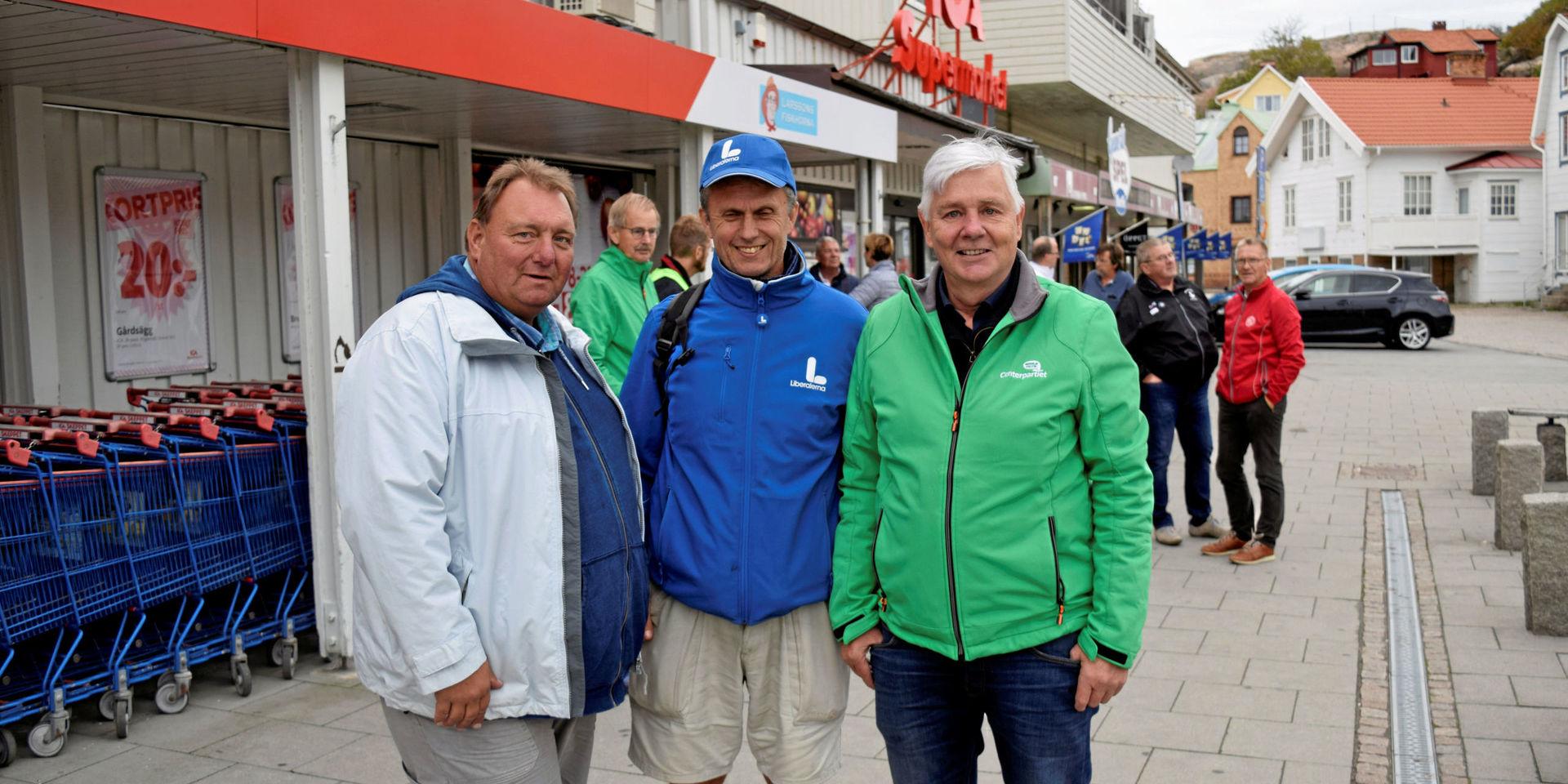Mats Abrahamsson (M), Mikael Sternemar (L) och Olof Börjesson (C) kommer att fortsätta styra Sotenäs tillsammans med Kristdemokraterna.