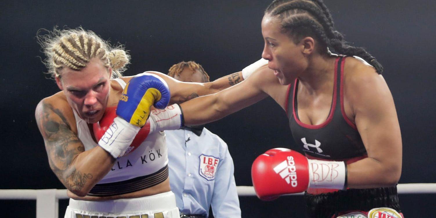 Cecilia Brækhus besegrade Mikaela Laurén på teknisk knockout i VM-matchen i norska Stokke.