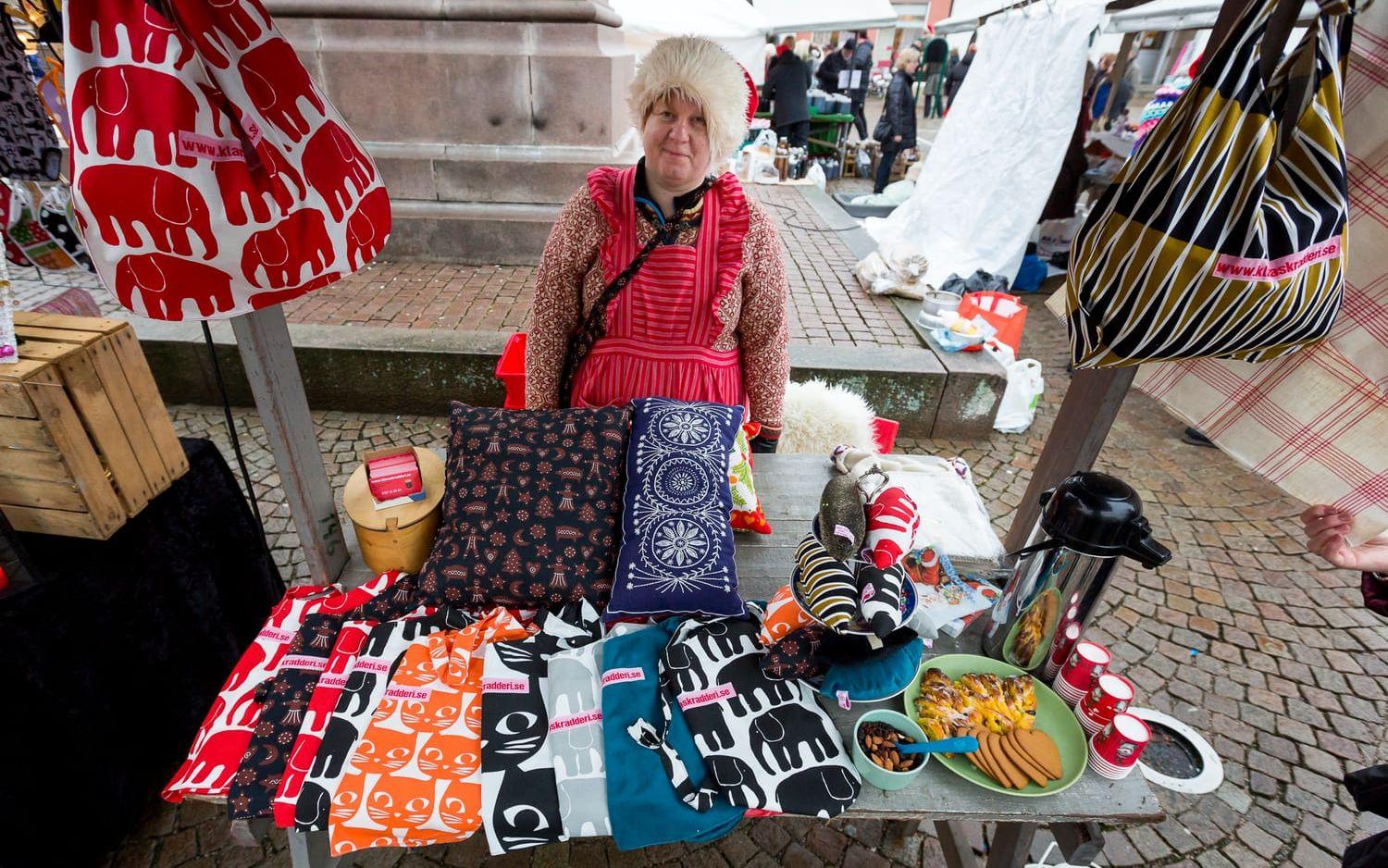 Klara Puolakka vill få fler barn intresserade av textilier