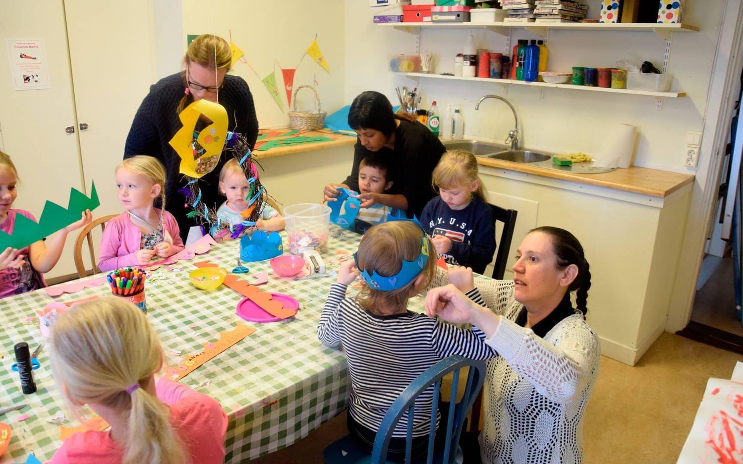 Öppna förskolan har öppet två gånger i veckan för föräldrar och barn 0-6 år. Foto: Malin Rindvik