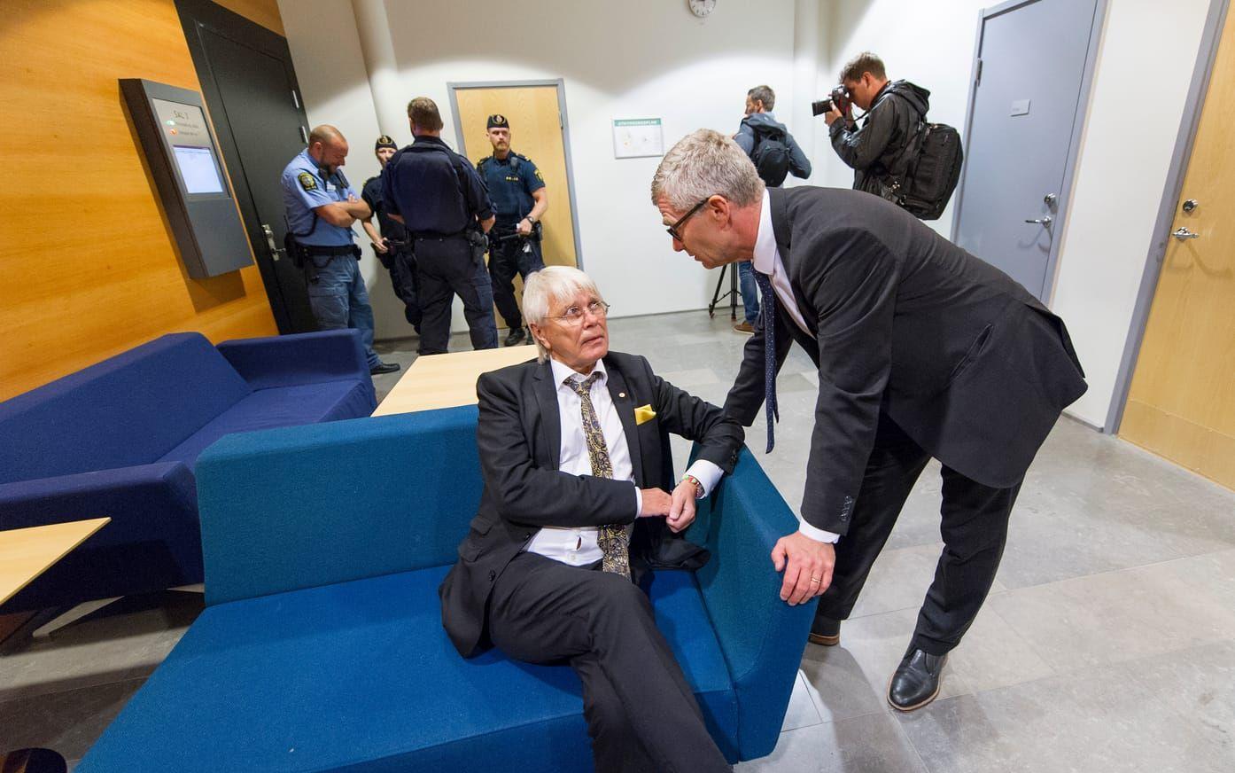 Tommy Nilsson och Per-Åke Kvarnström var två av advokaterna som skötte försvaret. Bild: Lasse Edwartz
