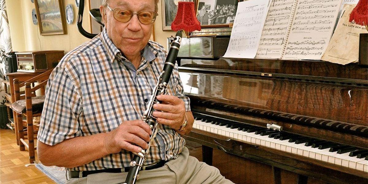 Träblåsare. Ända sedan pojkåren har klarinetten varit ett av Karl-Åke Thuressons instrument. ”Jag spelar tenorsax också”, säger Karl-Åke, som var bara 14 år när han spelade i ett dansband första gången.