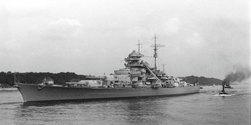Slagskeppet Bismarck.