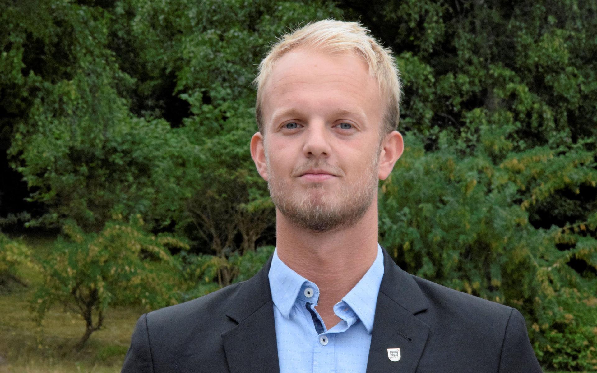 Tobias Bernhardsson (C) valdes till nytt kommunalråd i Färgelanda kommun.
