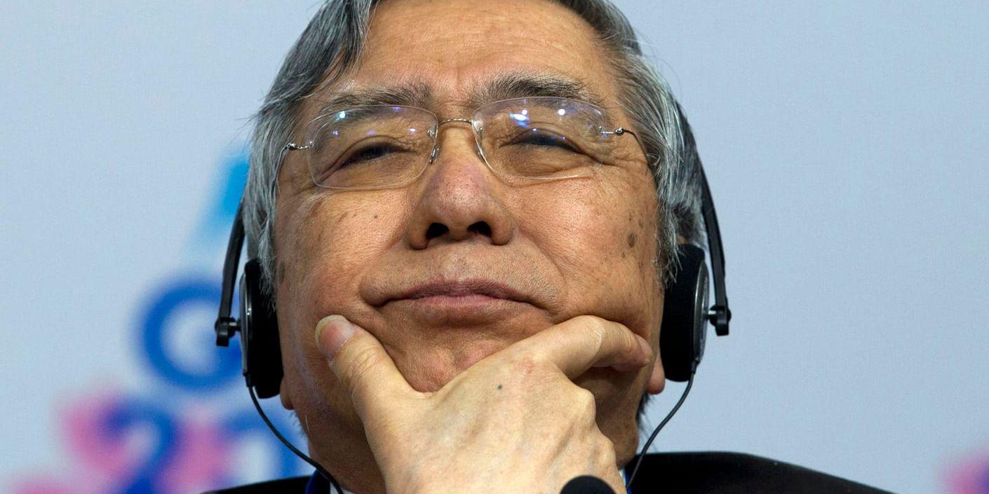 Japans centralbankschef Haruhiko Kuroda.