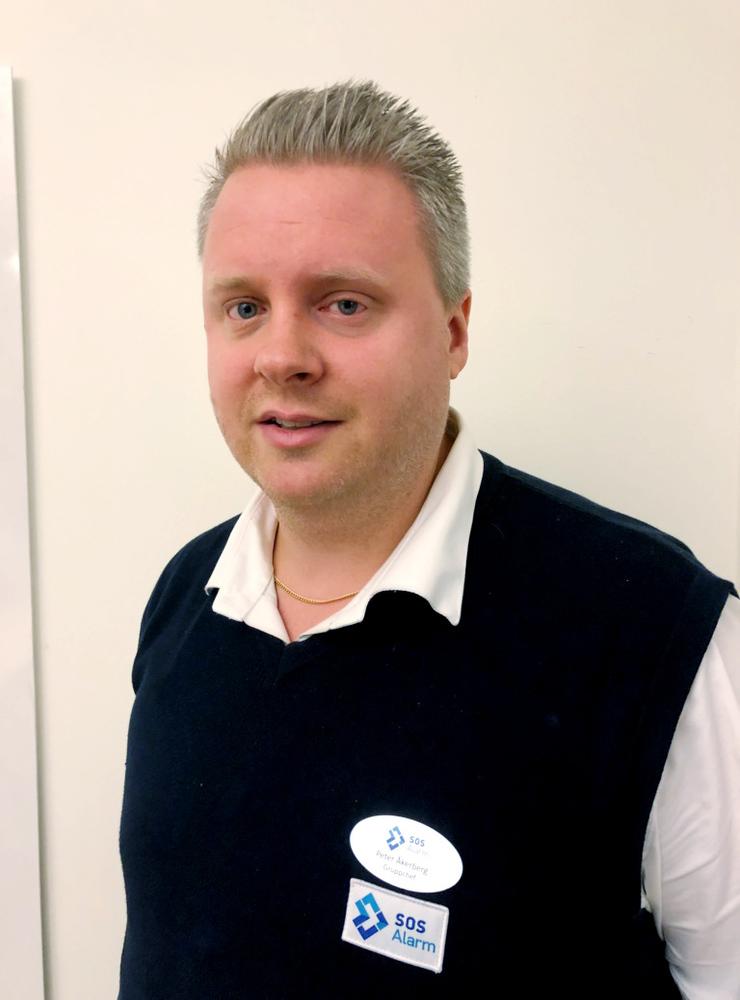 Peter Åkerberg, gruppchef på SOS Alarm.
