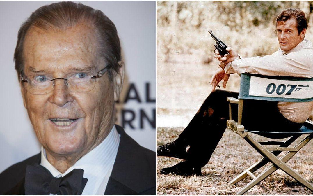 007-legenden Roger Moore har avlidit efter en kortare tids sjukdom. Han blev 89 år gammal. Det meddelade familjen visa hans Twitterkonto. Foto: TT.
