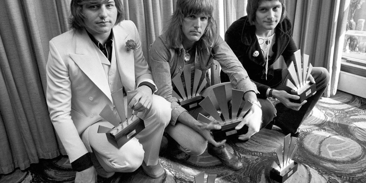 Emerson, Lake & Palmer med från vänster Greg Lake, Keith Emerson och Carl Palmer.