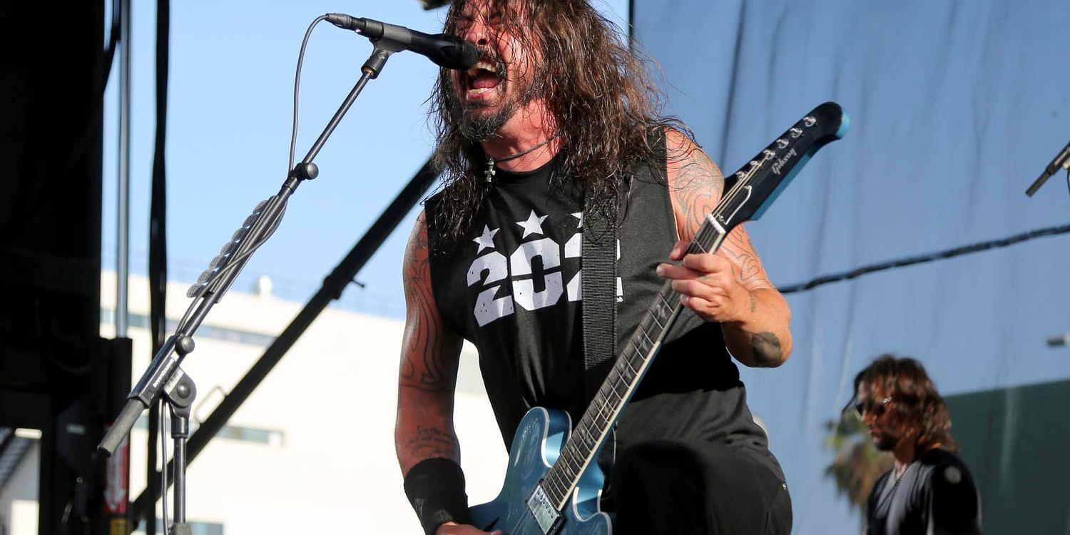 Dave Grohl, frontman i Foo Fighters. Arkivbild.