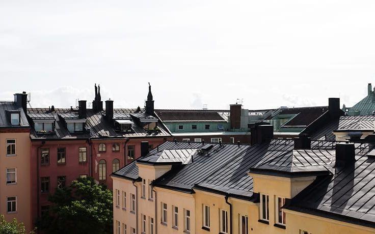 Utsikt över Södermalm från tvåans balkong. Foto: ESNY