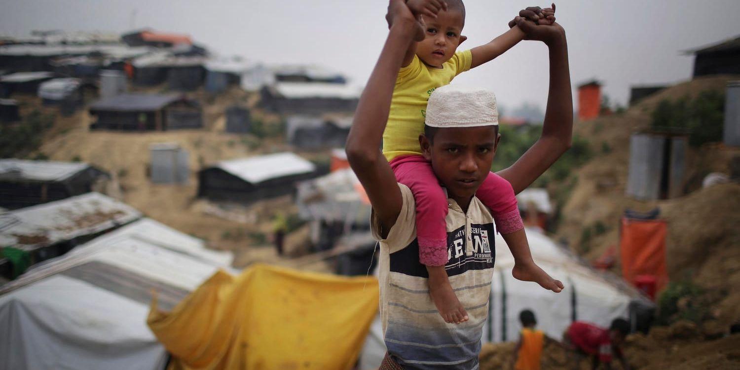 Flyktinglägret Jamtoli i Bangladesh i november. Foto: Wong Maye-E/AP