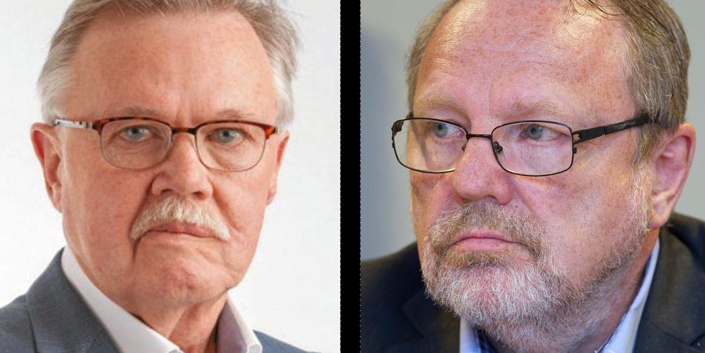 Rolf Carlson (SD) och Elving Andersson (C) (montage)