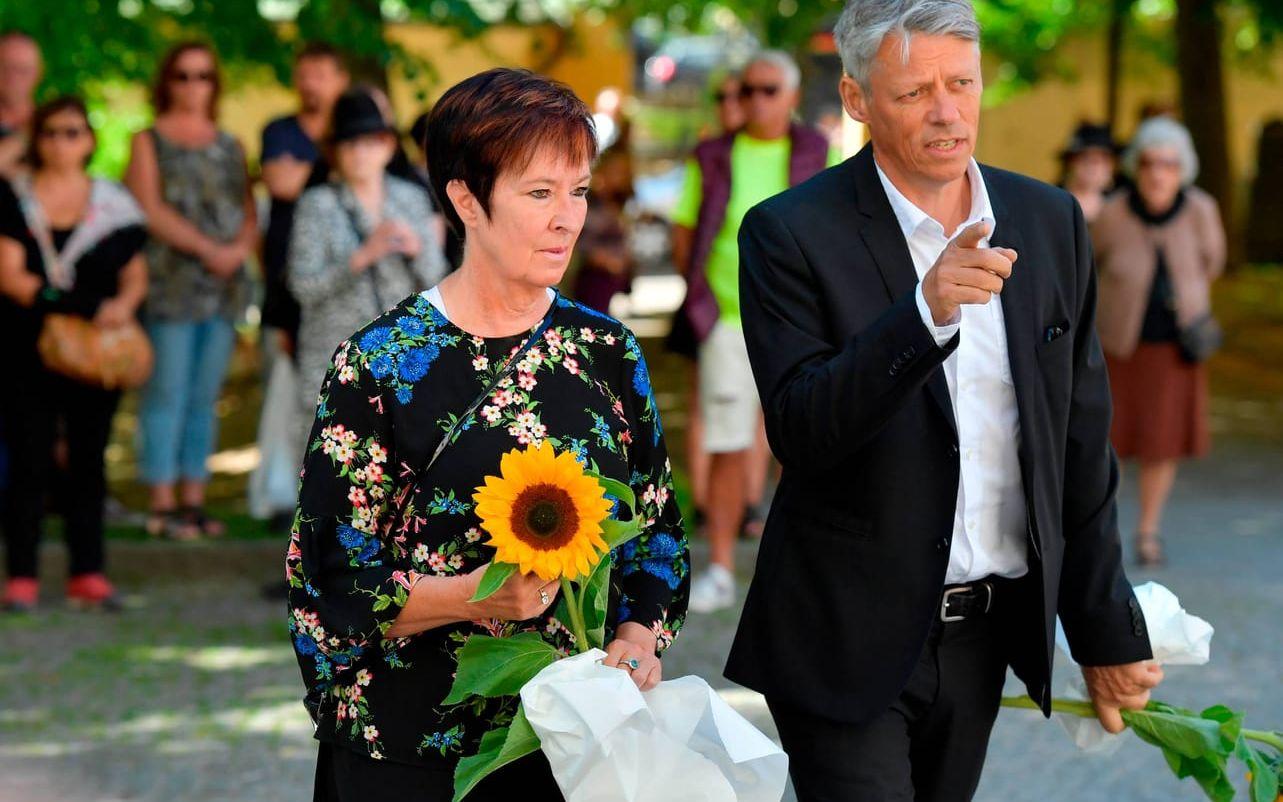Politikerna Mona Sahlin (S) och Jens Orback (S). Foto: TT