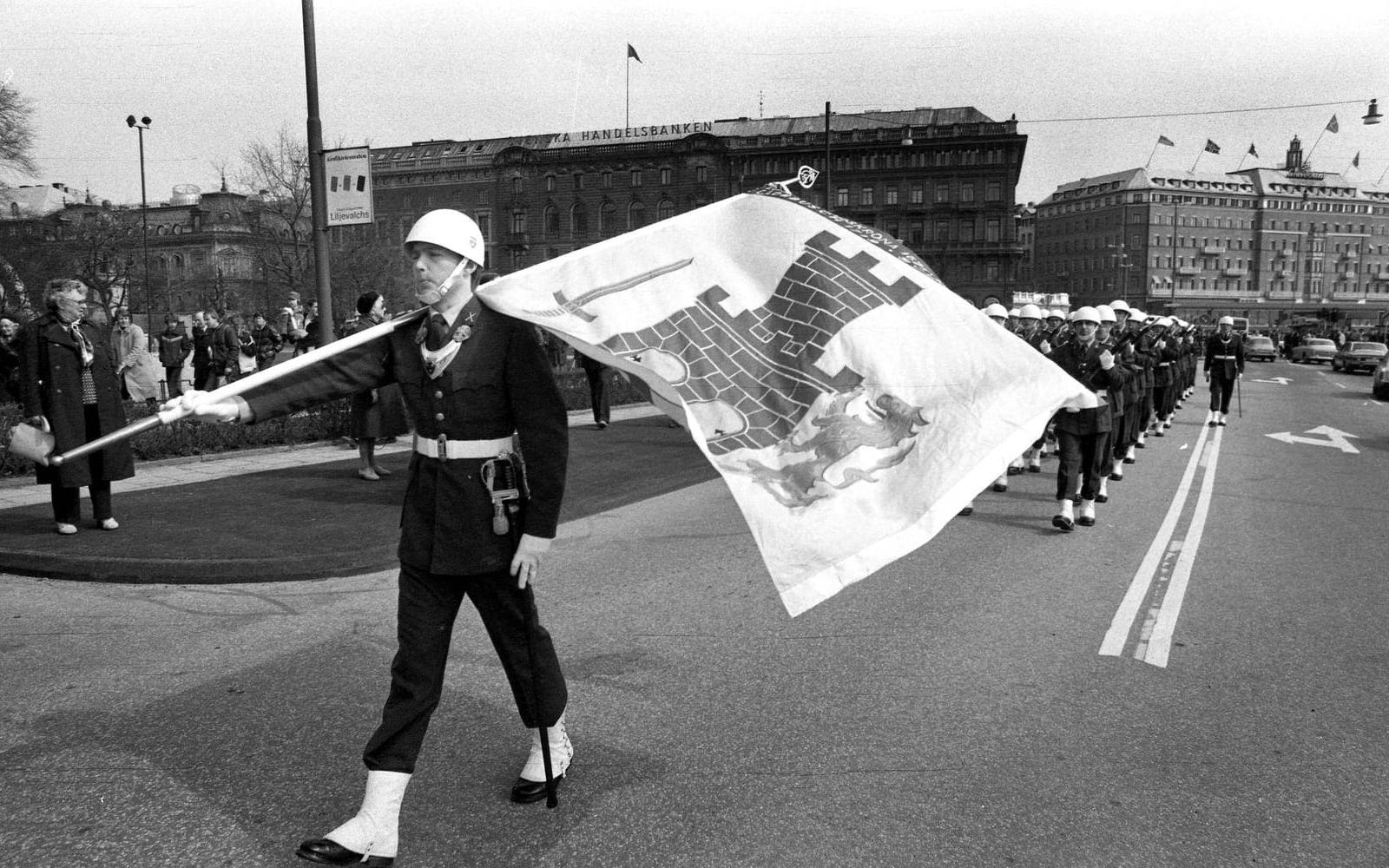 Högvakten från Uddevalla 1980. Foto:Lasse Edwartz