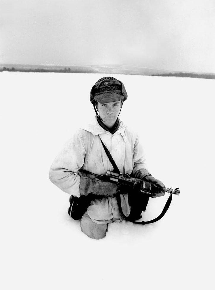 Anders Sahlsten, Lysekil soldat i Kiruna 1983. Foto:Lasse Edwartz