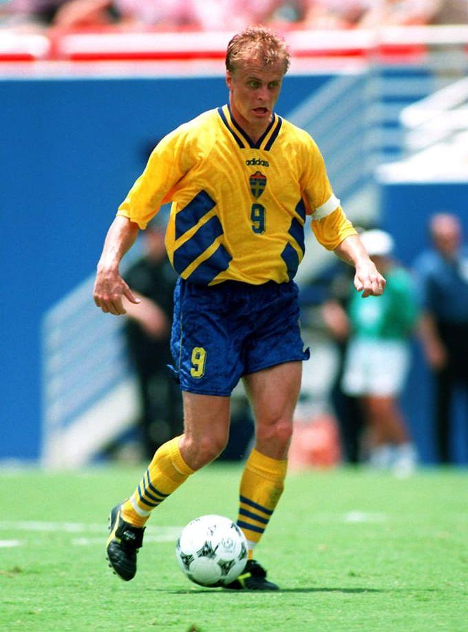 Jonas Thern är en av svensk fotbolls största. Lagkapten för 94-laget som tog brons på VM. Foto: Bildbyrån