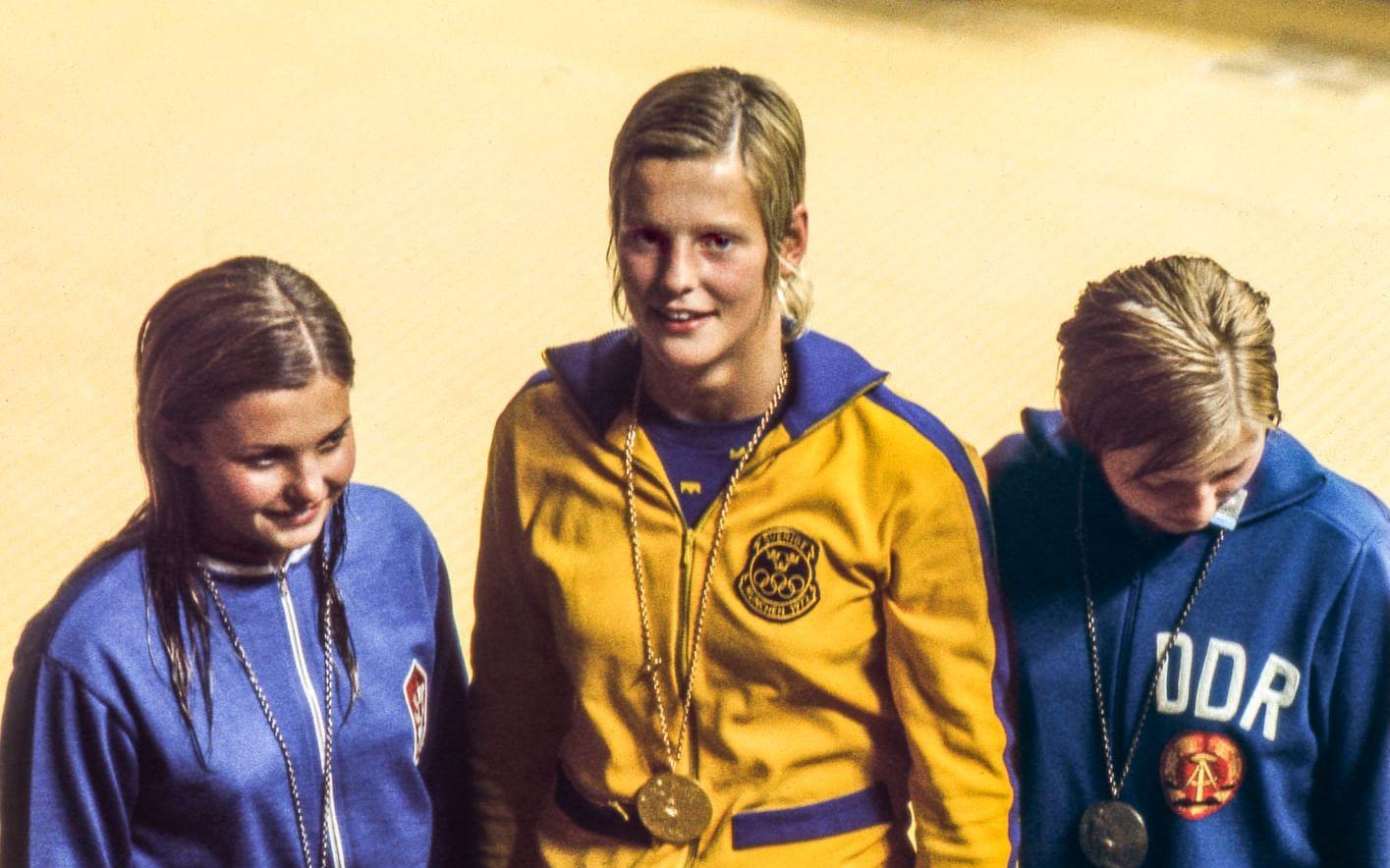 Ulrika Knape är Sveriges främsta simhoppare genom tiderna. OS-guldet i München 1972 gjorde att hon tilldelades Bragdguldet. Foto: TT