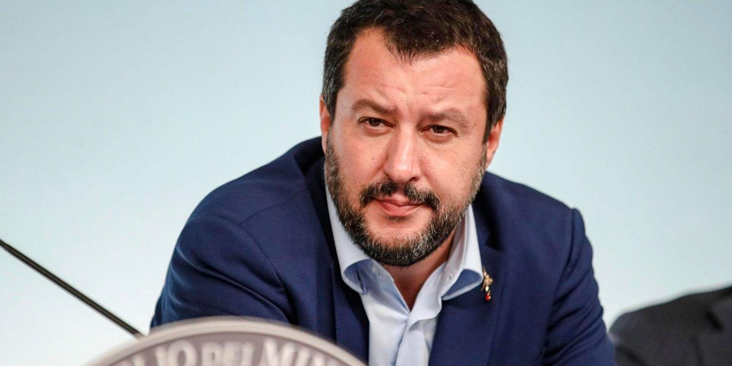 Italiens inrikesminister Matteo Salvini. Arkivbild.