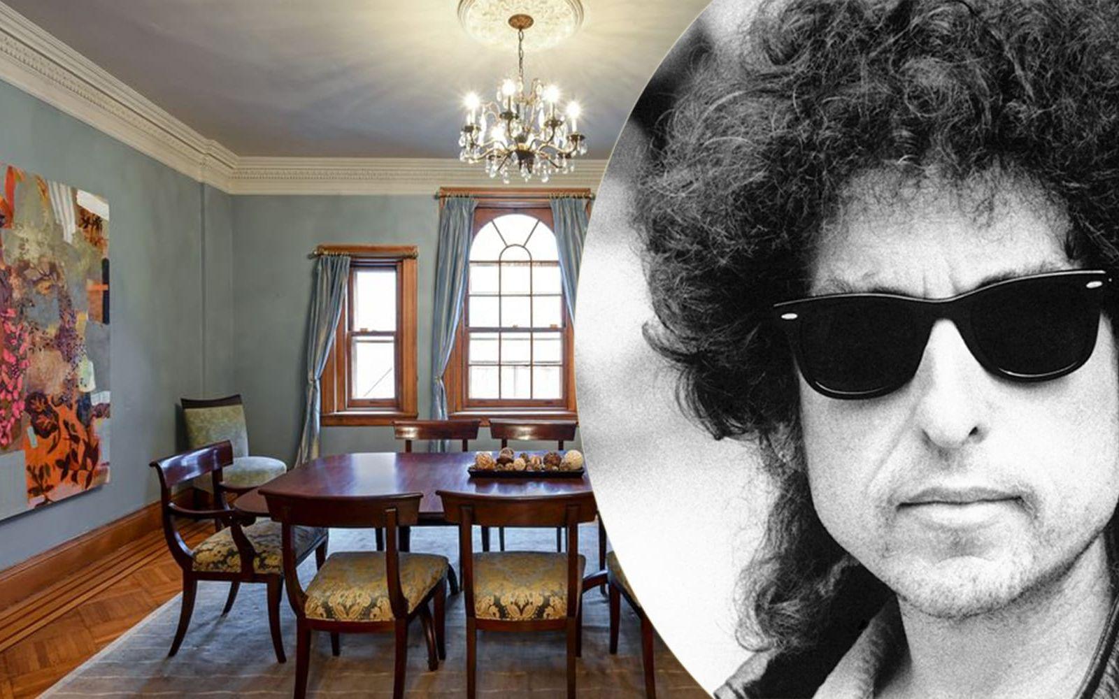 Bob Dylans gamla fastighet i New York är nu ute på marknaden. Foto: Corcoran/TT.
