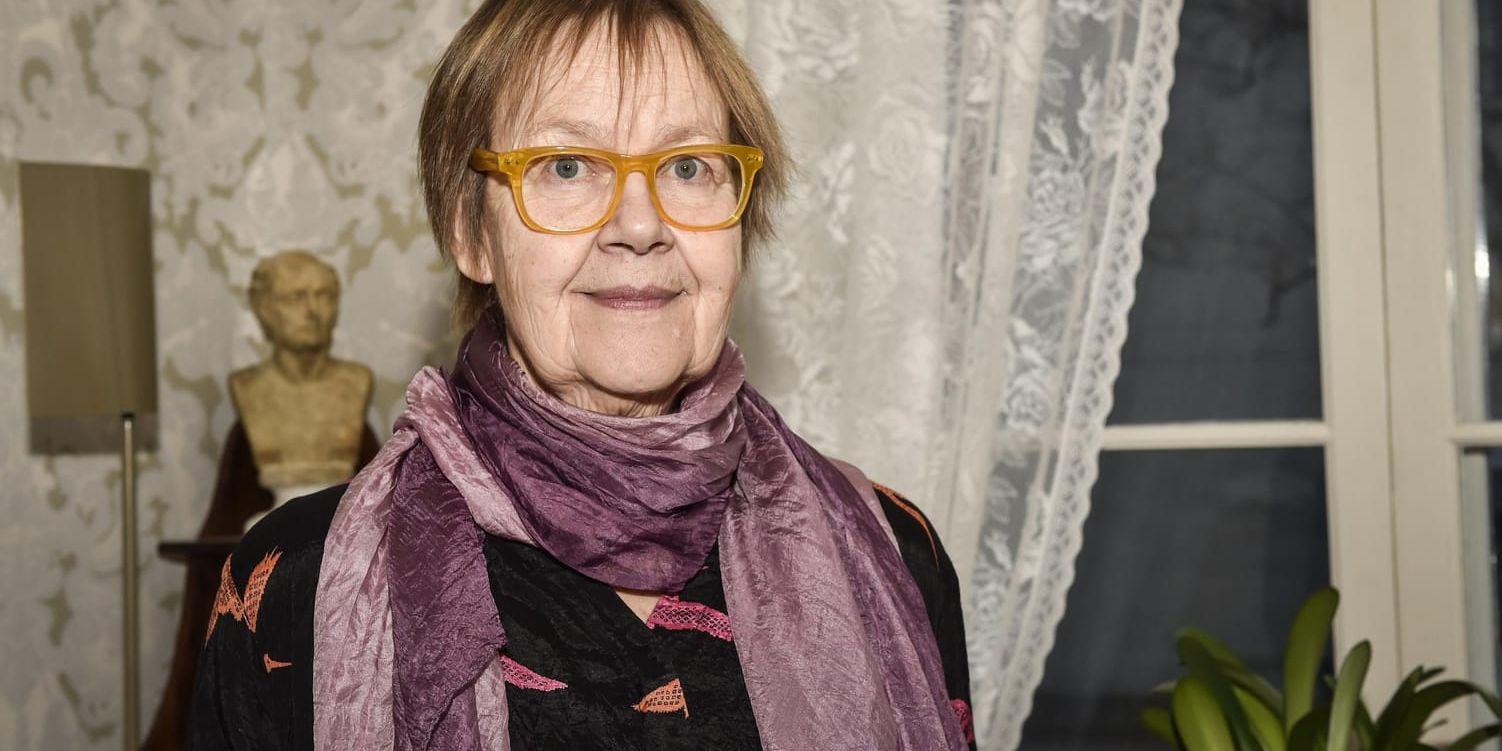 Tua Forsström är "otroligt glad" över att kunna bidra till Svenska Akademiens arbete, säger hon till TT. Arkivbild.