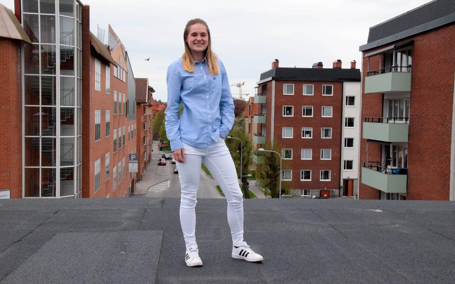 Snabb. Lisa Dahlström från Hälle är Bohusläns snabbaste sprinter och får nu stipendium till sin fortsatta satsning.
