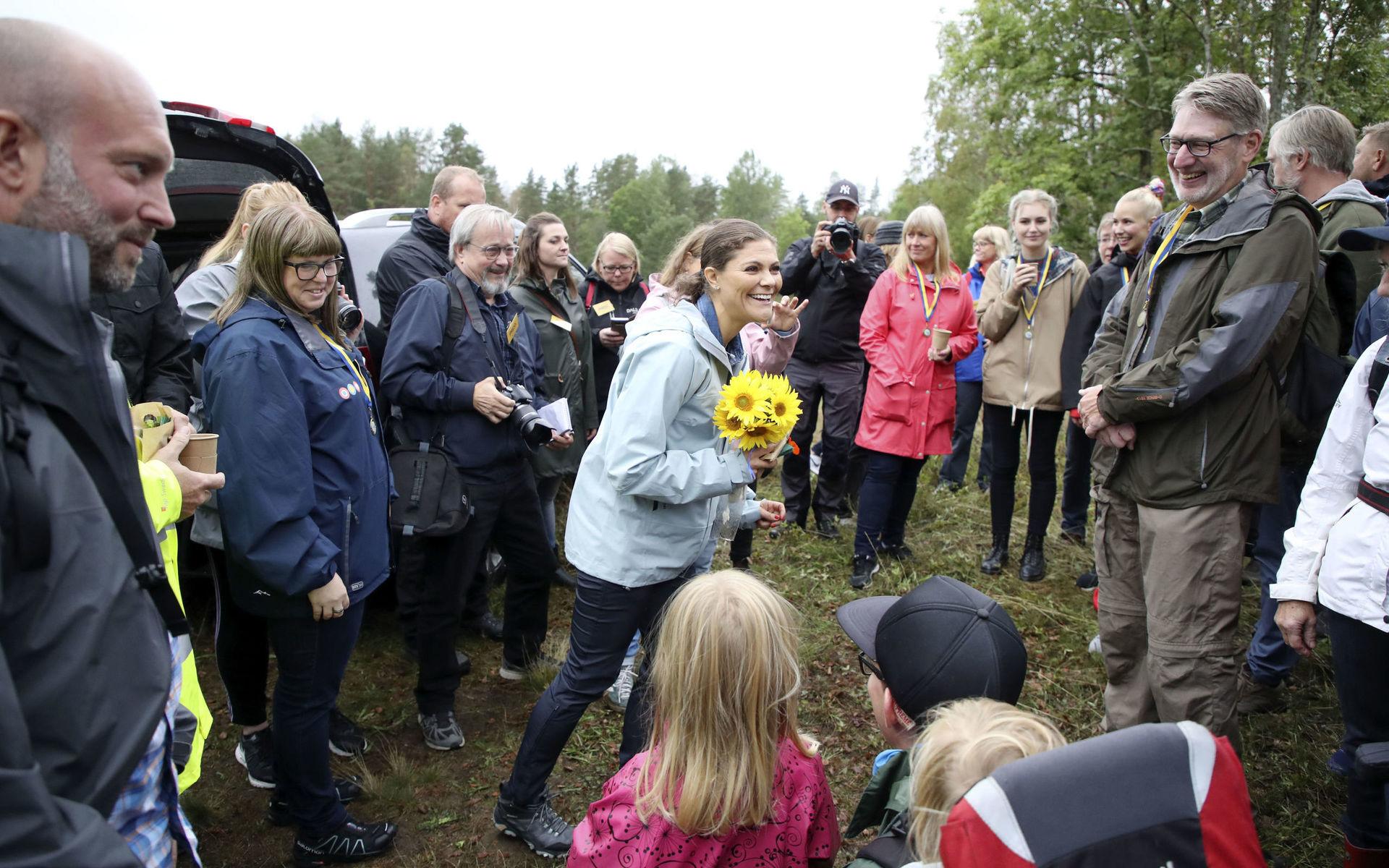 Kronprinsessan Victoria landskapsvandrar i Dalsland mellan Svankila  Upperud (5,7 km).
Här vid Edet där Svankila naturreservat möter
Pilgrimsleden.