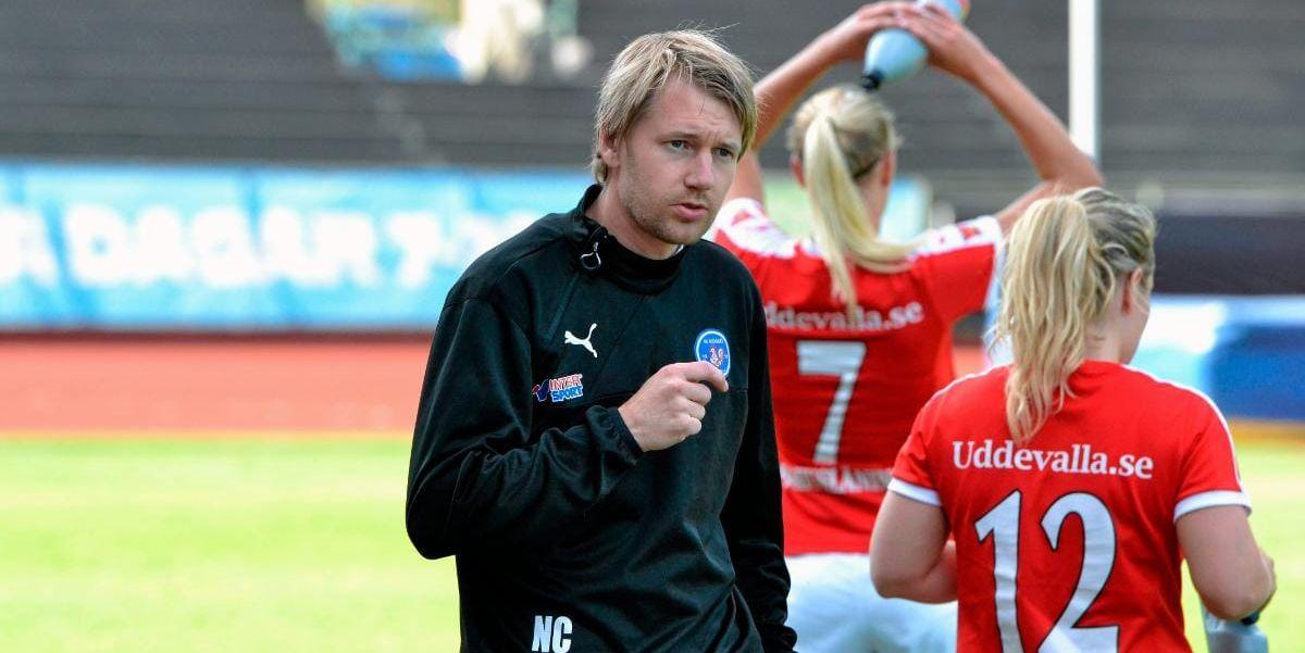 Avslutade med stil. Niklas Christenssons Rössö slog Lidköping med 5–2 i säsongens sista match.