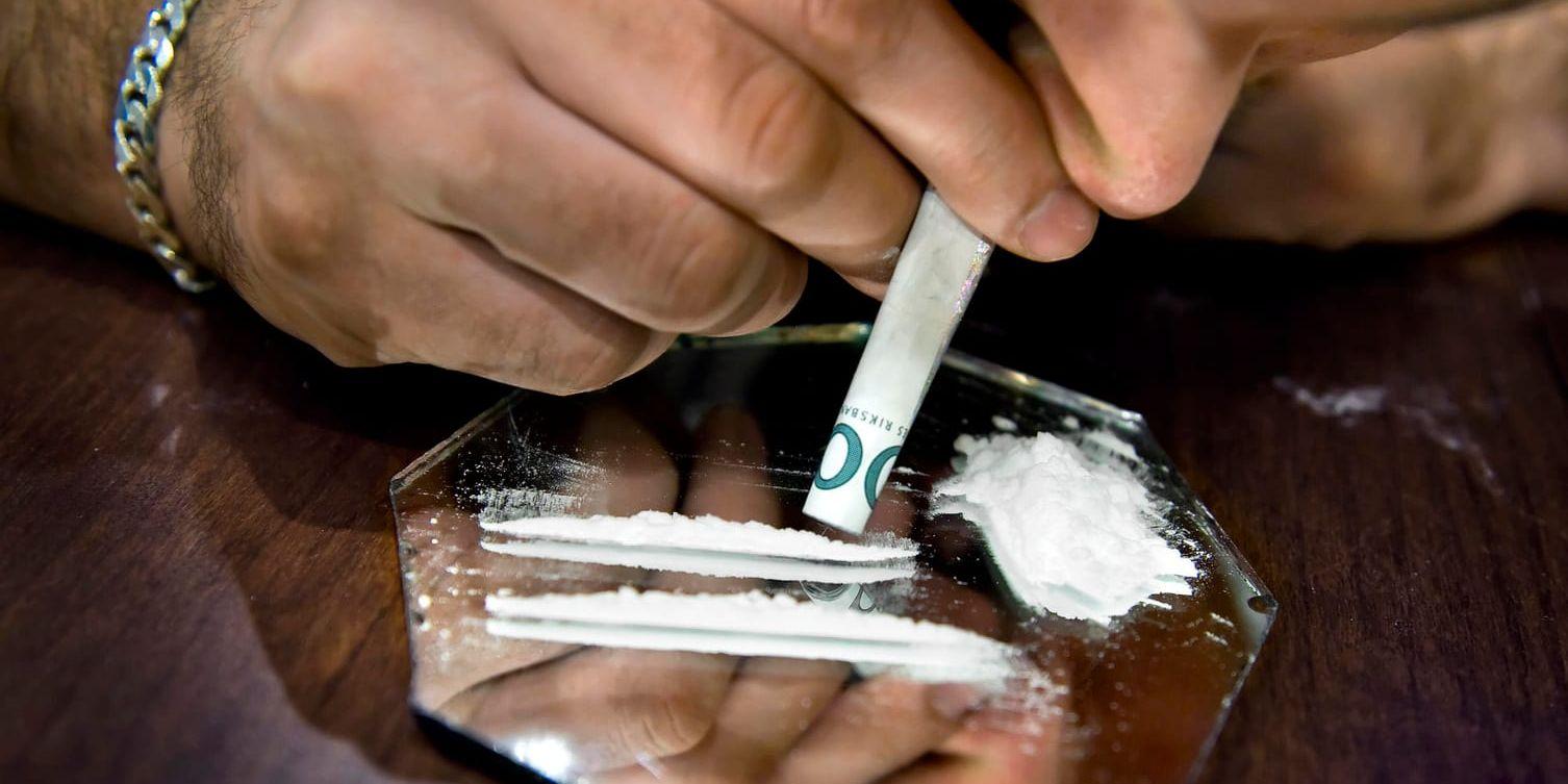 Till och med mitten av oktober konstaterades 18 dödsfall som orsakats av kokain. Arkivbild.