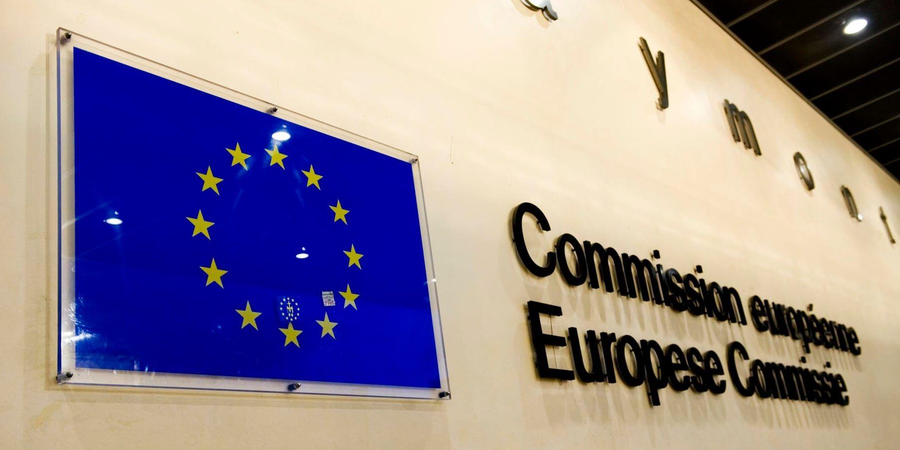 EU-kommissionens byggnad Berlaymont i Bryssel. Arkivbild.