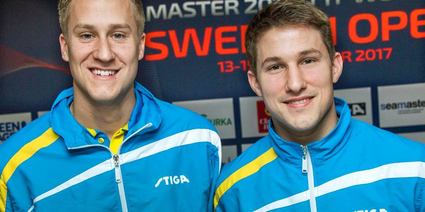 Mattias Karlsson och Kristian Karlsson inför Soc i Stockholm.