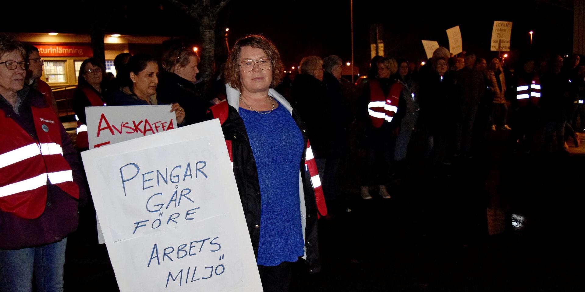 Tidigare i höstas demonstrerade personalen i Orust kommun mot kommunens förändringar av arbetstider. 