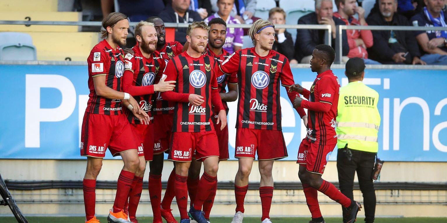 Östersund har ersatt Dennis Widgren (mitten) med belgiske Marco Weymans. Arkivbild.