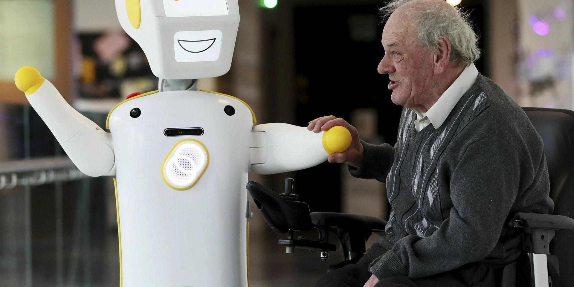 Artificiellt intelligent. Irlands första AI-robot med social förmåga presenterades tidigare i våras.