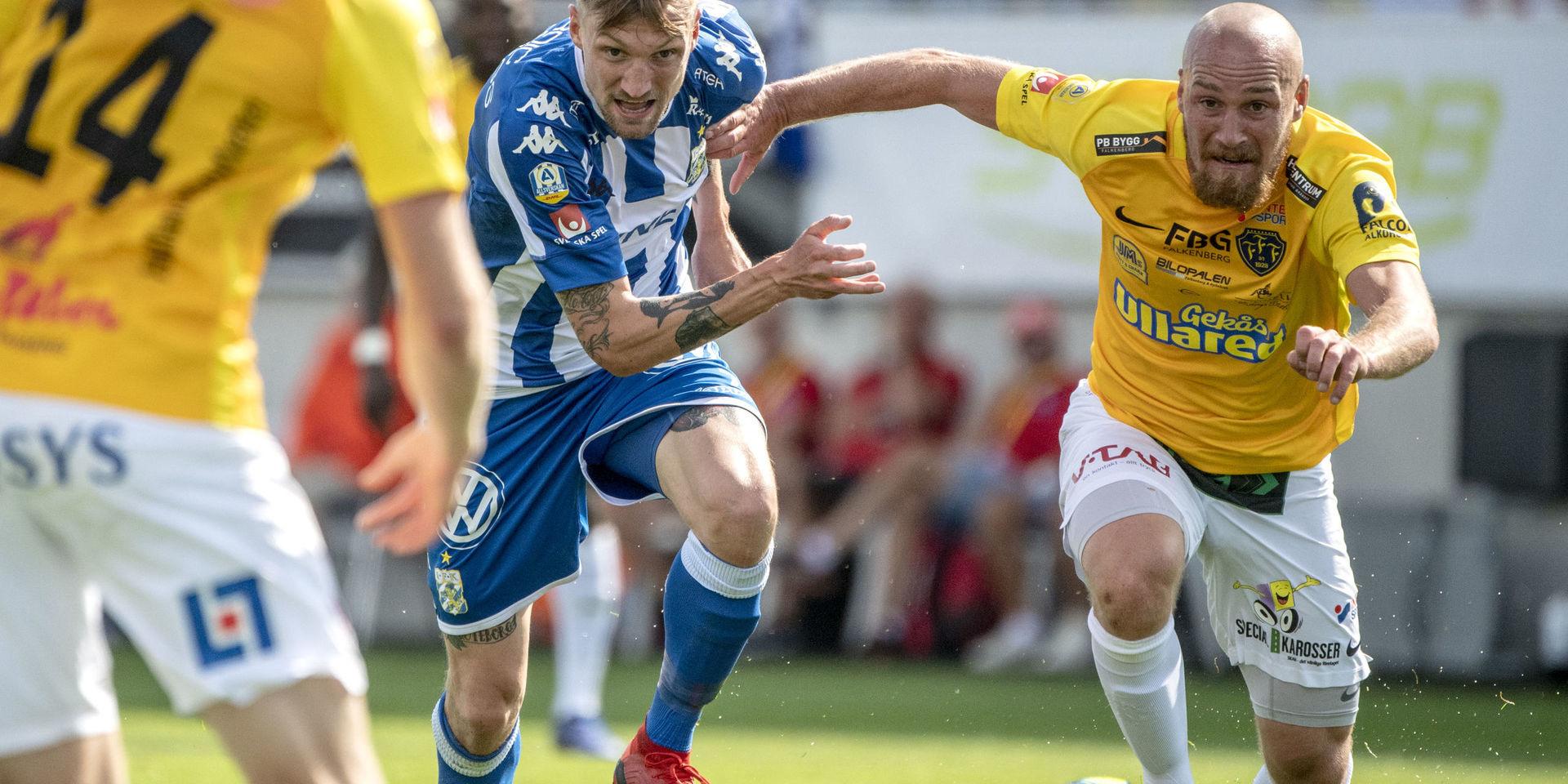 IFK Göteborgs Sebastian Eriksson anmäls av domarteamet för olämpligt uppträdande efter lördagens oavgjorda match mot Falkenberg. Arkivbild. 