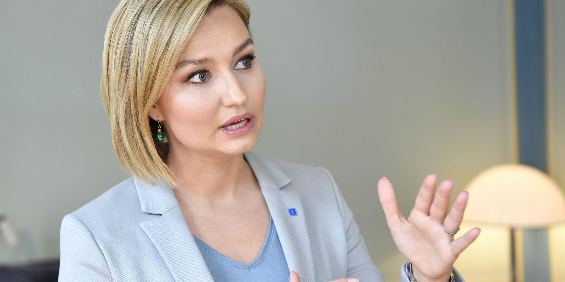 Kristdemokraternas partiledare Ebba Busch Thor.
