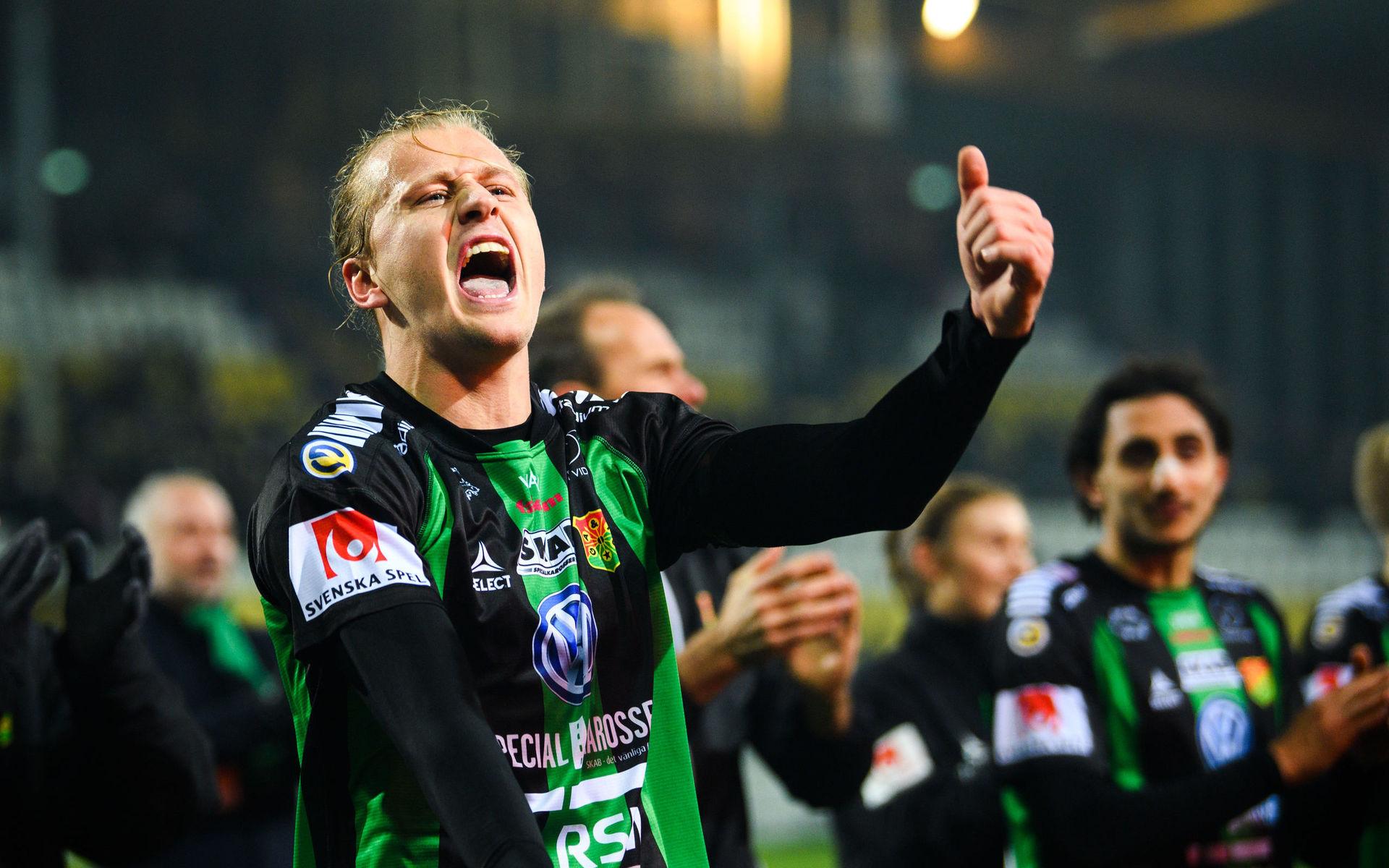 Det blev en säsong för Jesper Westermark i Gais och han gjorde sex mål för klubben. Foto: Krister Andersson / BILDBYRÅN / Kod KA / Cop 147